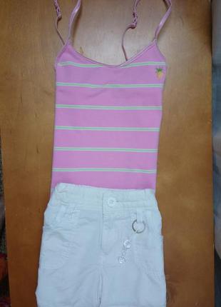 Очень тонкие шортики+ стреч топик🌸