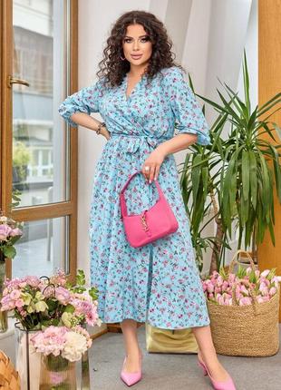 Волшебное и нежное платье в цветочный принт