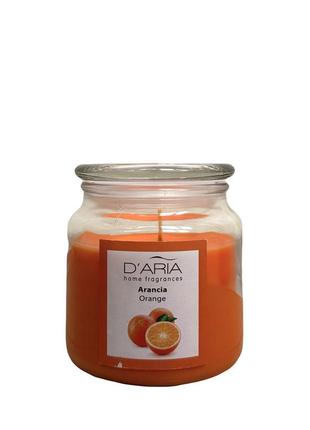 Свеча в стекле d'aria 99/100 аромат цитрус