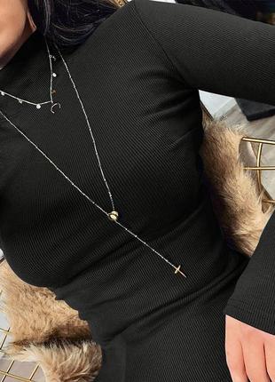 Бавовняний гольф з рукавами-рукавичками