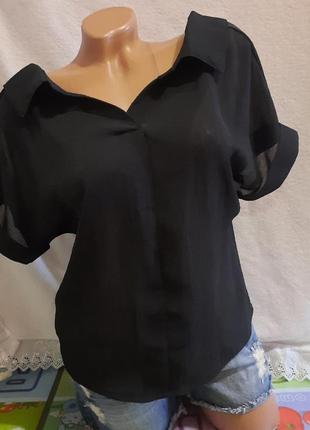 Стильная женская блуза, блузка, рубашка, топ, футболка, прозрачная черная кофта