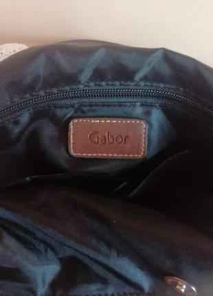 Шикарная текстильная сумка gabor. оригинал7 фото