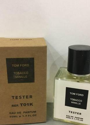 Тестер Tom ford tobacco vanille 50 ml, том форд табак- ваниль унисекс