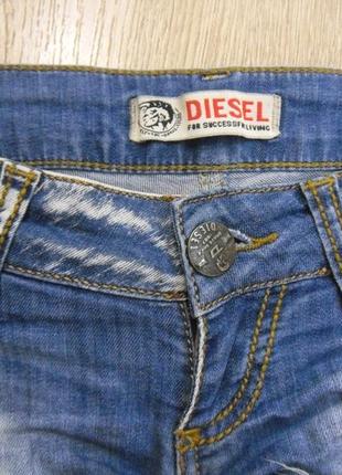 Джинсовые шорты diesel 25 р-р.4 фото