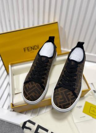 Кеды в стиле fendi люкс🌟4 фото