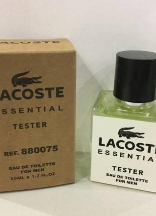 Чоловічі духи  lacoste essential тестер1 фото