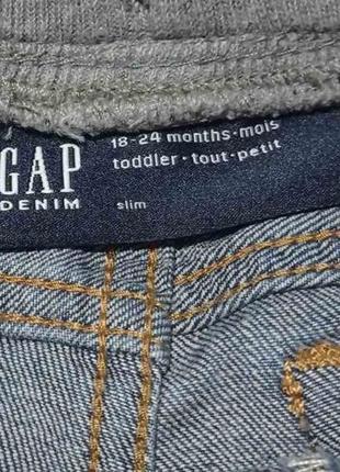 Джинсы gap, брюки-чиносы gap, детские, на мальчика, р. 18-24 мес.4 фото