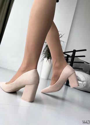 Стильні жіночі туфлі. жіночі туфлі еко-замша5 фото