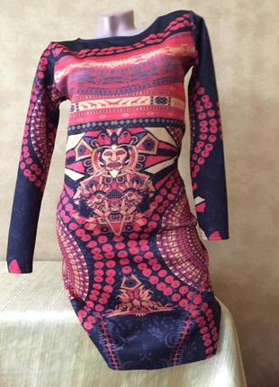 Стильна туніка з коротким рукавом/ плаття / кофта