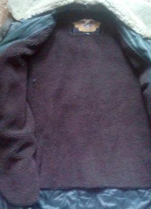 Куртка кожаная с подстежкой5 фото