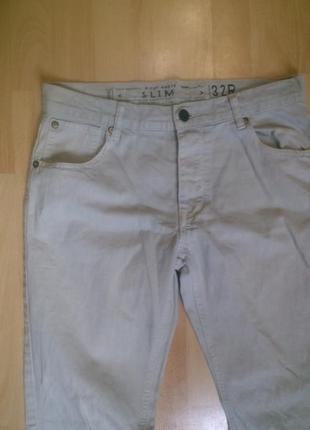 Фирменные джинсы слим 32 р.5 фото