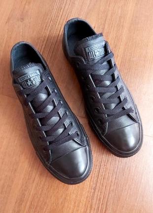 Шкіряні кеди converse оригінал 24,5 - 252 фото