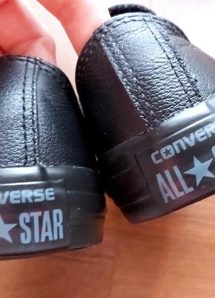 Кожаные кеды converse оригинал 24,5- 253 фото