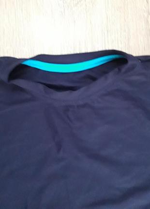 Женская спортивная темно-синяя футболка р s158/1643 фото