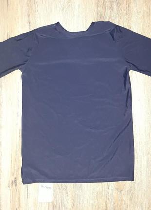 Женская спортивная темно-синяя футболка р s158/1642 фото