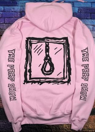 Худи lil-peep • все размеры • топ качество • хайповый бренд • розовая толстовка xs