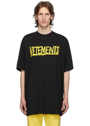 Футболка чорна vetements tour • ветеменс футболка чоловіча | жіноча | дитяча xs