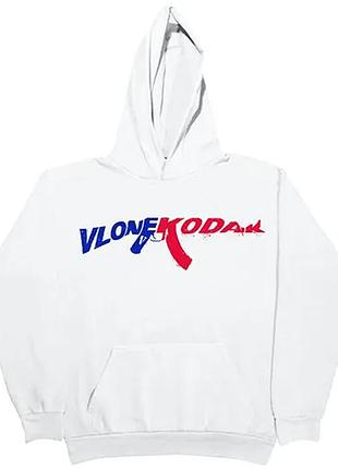 Худi бiлий loys kodak black x vlone 47 white hoodie xs