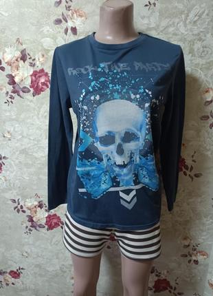 Футболка фирменная с черепом 13-14