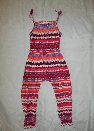 Літній комбінезон стильний і модний на дівчинку 1,5-2 роки