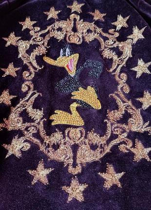 Женская фирменная кофта накидка philipp plein на змейке с капюшоном