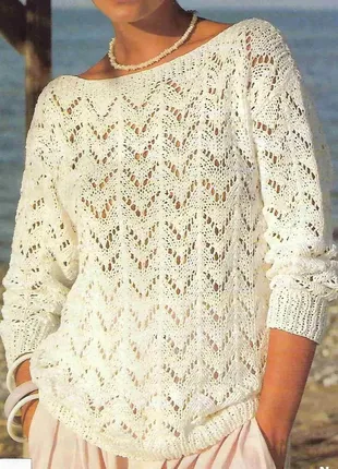 Yessica ажурный свитер.1 фото