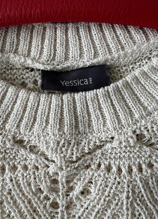 Yessica ажурный свитер.5 фото