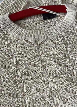 Yessica ажурный свитер.3 фото