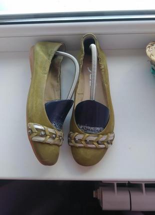 Шкіряні балеточки mjus
