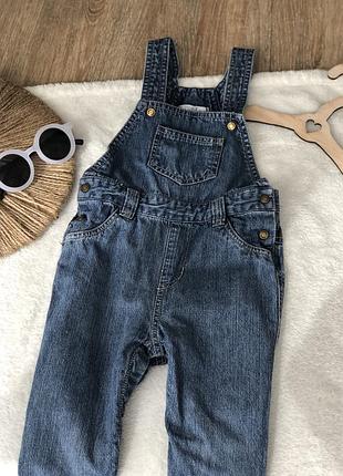 Джинсовый комбинезон