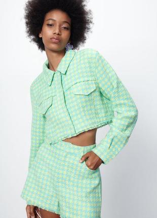 Костюм в клетку zara