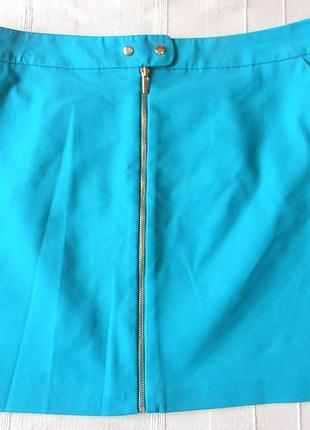 Біла спідниця на блискавці від f&f р. 46(eur)