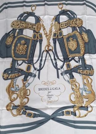 Hermes brides de gala vintage шелковый платок