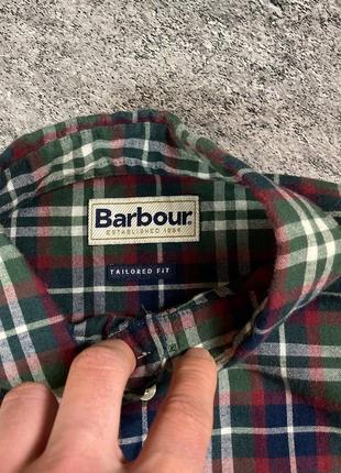 Крутая мужская винтажная рубашка barbour оригинал новинка5 фото