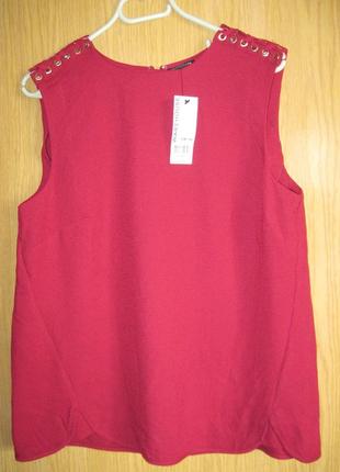 . Новий бордовий топ "warehouse" р.50