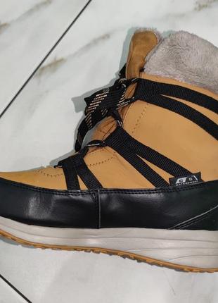 Женские мембранные кожаные ботинки salomon heika 37 (24см)5 фото