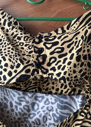 Леопардова сукня5 фото