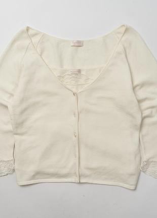 Valentino roma t-shirt + cardigan set комплект майка+кардиган