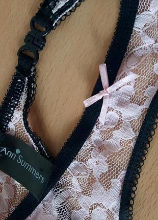 Кружев подтяжки чулки пояс бельё ann summers3 фото