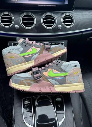 Кроссовки gold nike high tops women fashion sneakers shoes 1