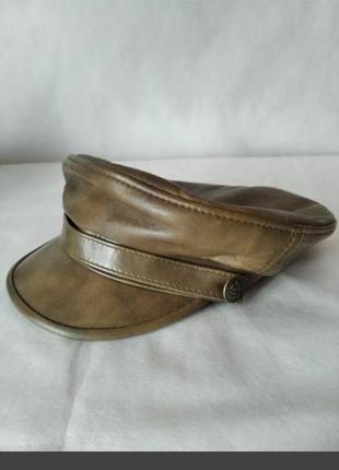 Кепі кепка шкіра ручна робота
