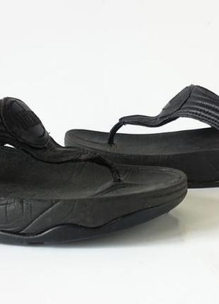 Взуття оригінал. в'єтнамки fitflop. шкіряні2 фото