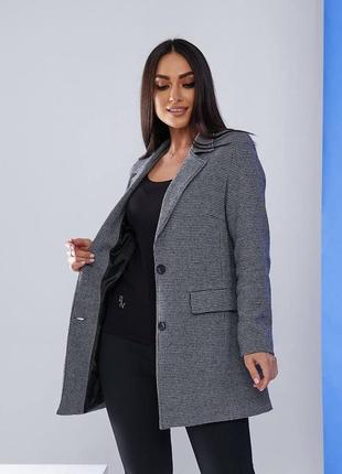 Женский жакет удлиненный пиджак длинный серый коричневый батал качественный турция распродажа6 фото