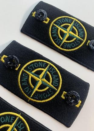 Патч stone island + 2 пуговица, 6 бирки3 фото