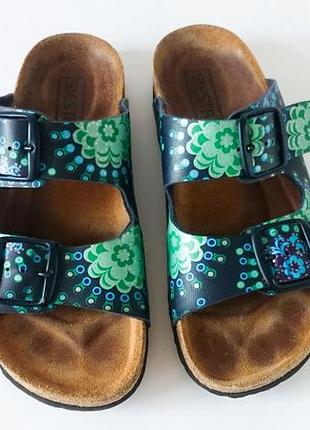 Взуття оригінал з європи. висока якість.шльопанці з ортопедичною устілкою із шкіри