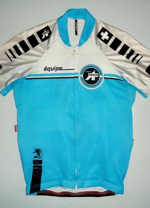 Велофутболка джерси assos equipe nikopol jersey (m)