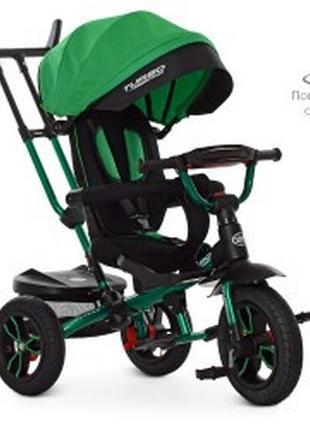 Трехколесный велосипед turbo trike m-4058ha-4 зеленый