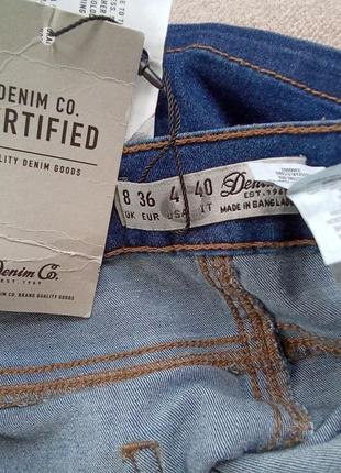 Брендовые новые коттоновые джинсовые шорты р.36евро.2 фото