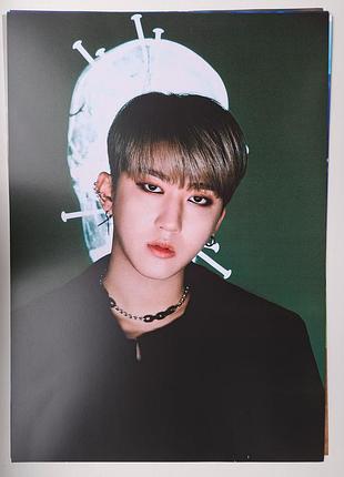 Постер со чанбин стрей кидс seo chang-bin stray kids