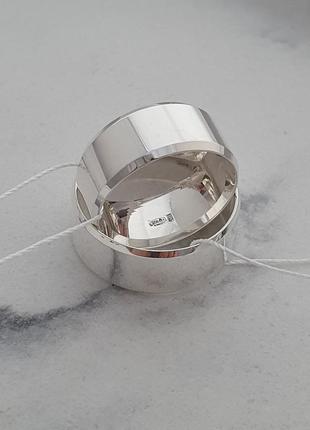 Серебряное обручальное кольцо с гравировкой и без гравировки3 фото